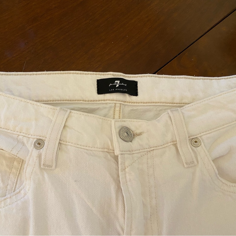 7 for All Mankind Men’s White Jeans Premium Unworn Sz 32 - Picture 9 of 9